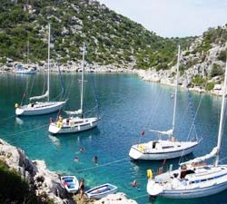 Yachting holiday in Turkey
